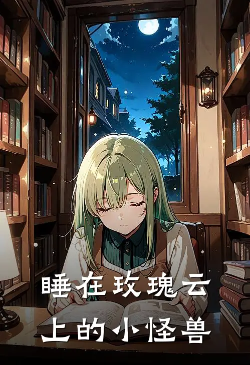 睡在玫瑰云上的小怪兽