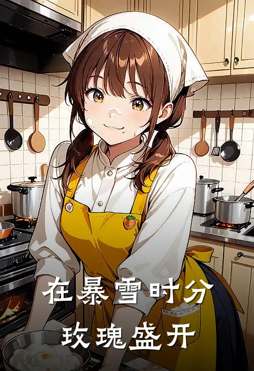 在暴雪时分，玫瑰盛开