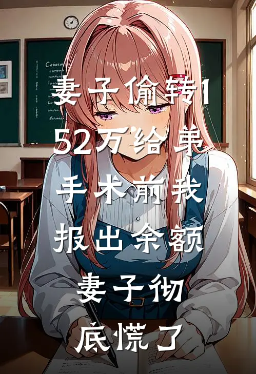 妻子偷转152万给弟，手术前我报出余额，妻子彻底慌了(徐薇徐斌)热门小说_《妻子偷转152万给弟，手术前我报出余额，妻子彻底慌了》最新章节在线阅读